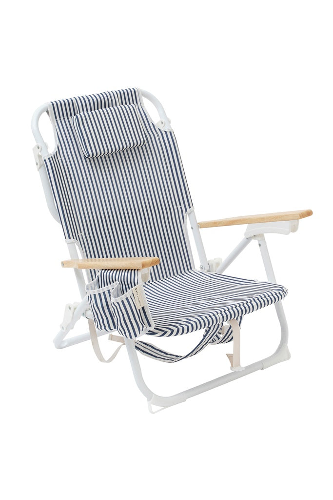 SunnyLife The Resort Luxe Beach Chair Coastal Blue