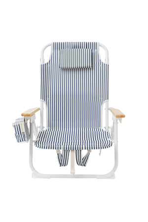 SunnyLife The Resort Luxe Beach Chair Coastal Blue