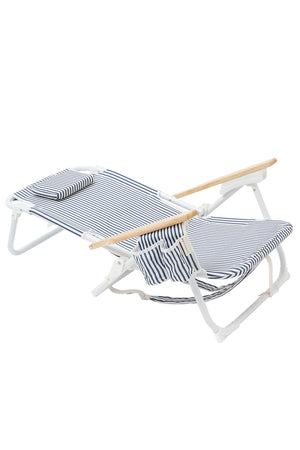 SunnyLife The Resort Luxe Beach Chair Coastal Blue