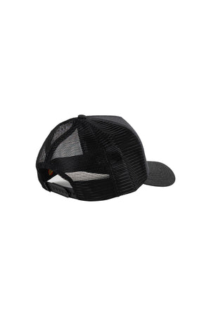 Santa Cruz Youth Glint Dot Trucker Cap Black