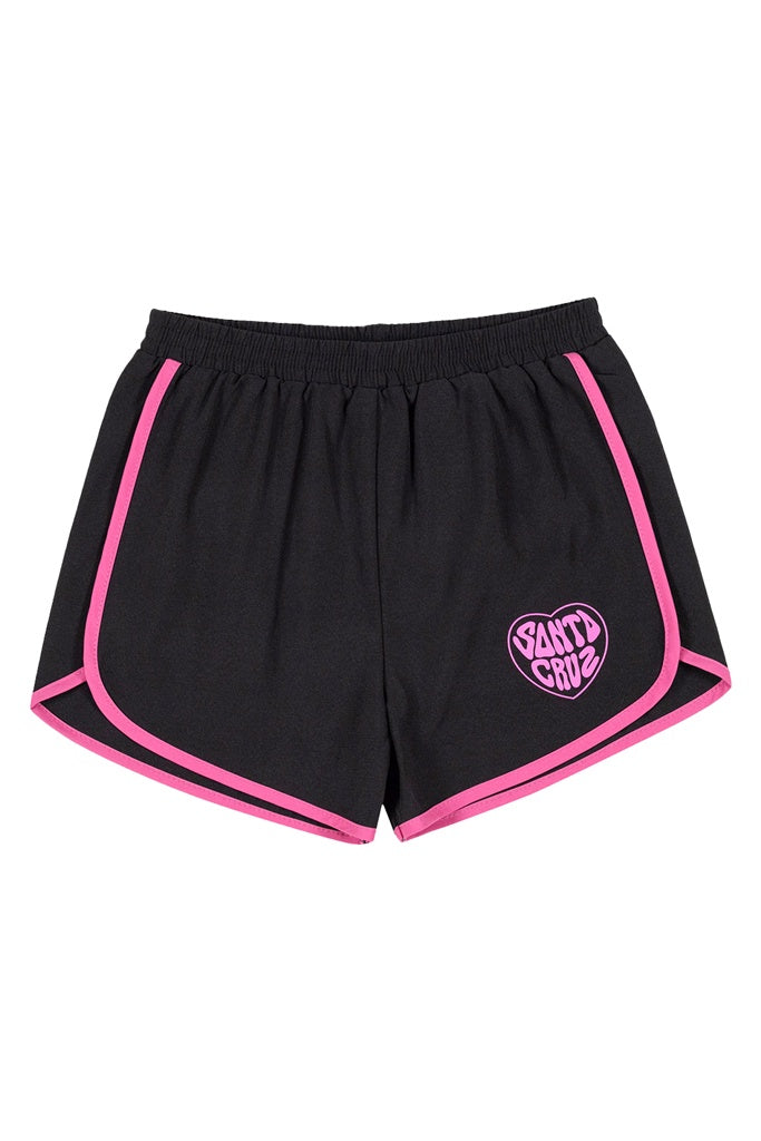 Santa Cruz Youth Balloon Heart Short Black-Pink