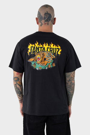 Santa Cruz Salba Tiger Redux Tee Off Black