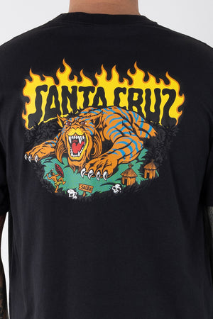 Santa Cruz Salba Tiger Redux Tee Off Black