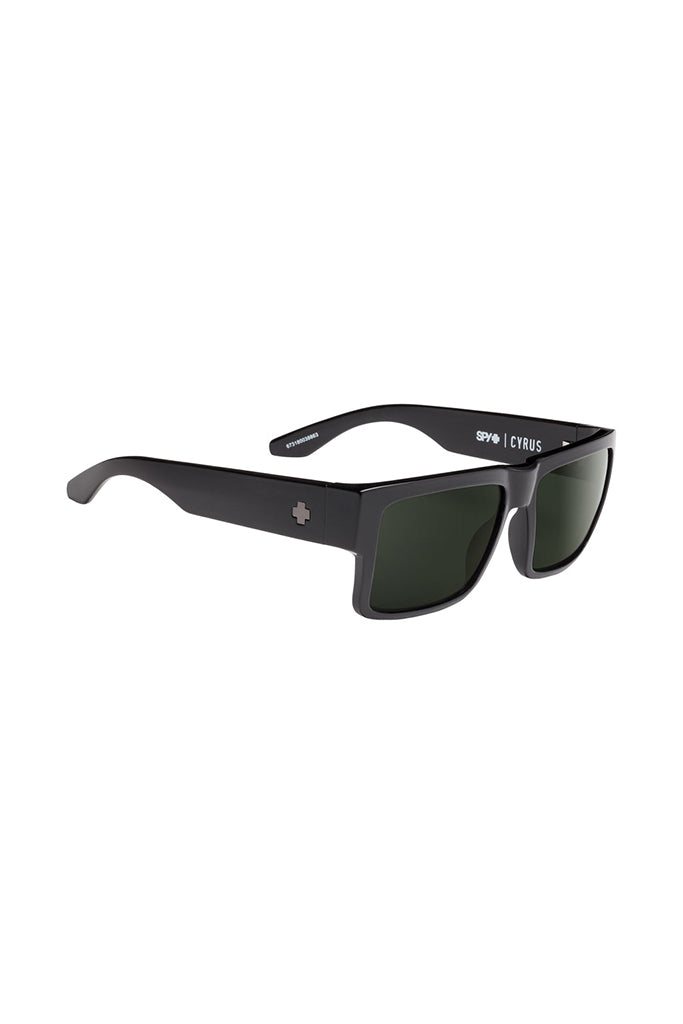 SPY Cyrus Gloss Black HD Grey Green