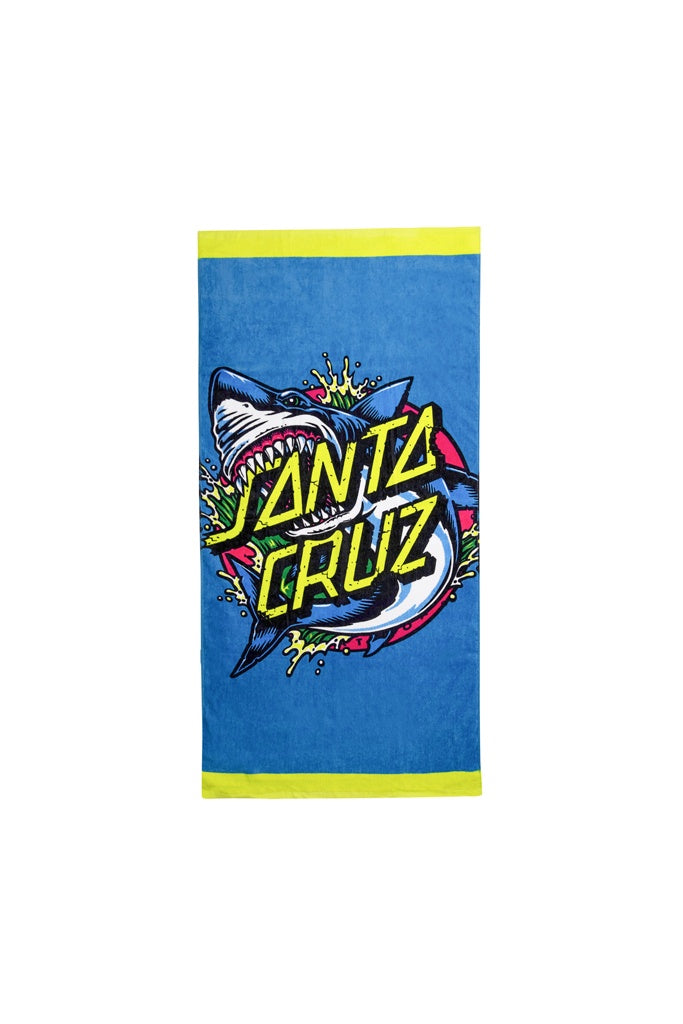 Santa Cruz Youth Shark Dot Towel Turquoise