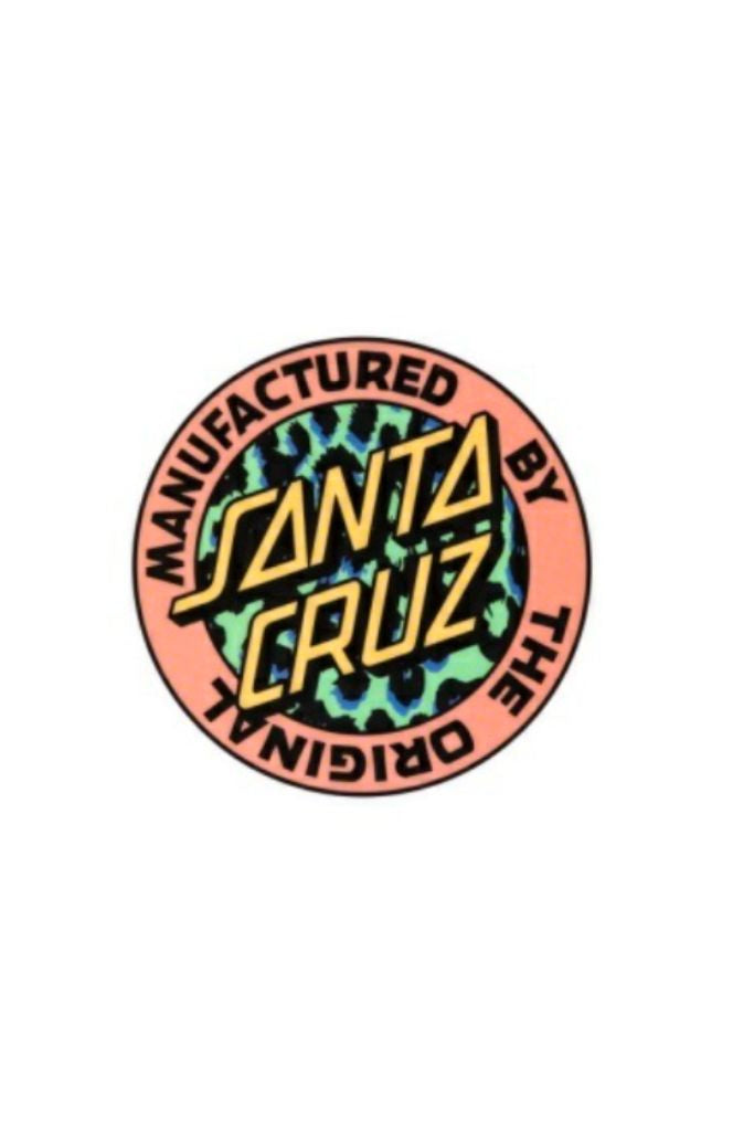 Santa Cruz Youth Primal Mfg Dot Sticker Orange