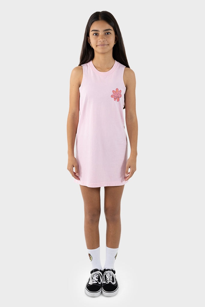 Santa Cruz Youth Vibes Chest Muscle Dress Pink