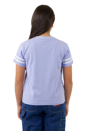 Santa Cruz Youth Aloha Dot Front Tee Iris