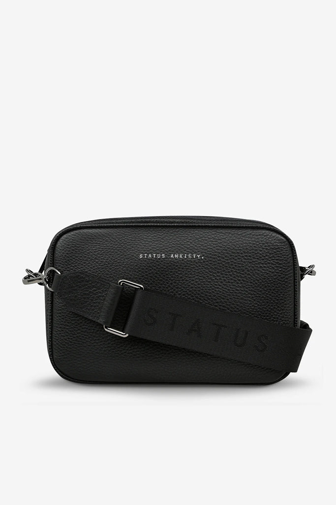 Status Anxiety Plunder With Webbed Strap Black