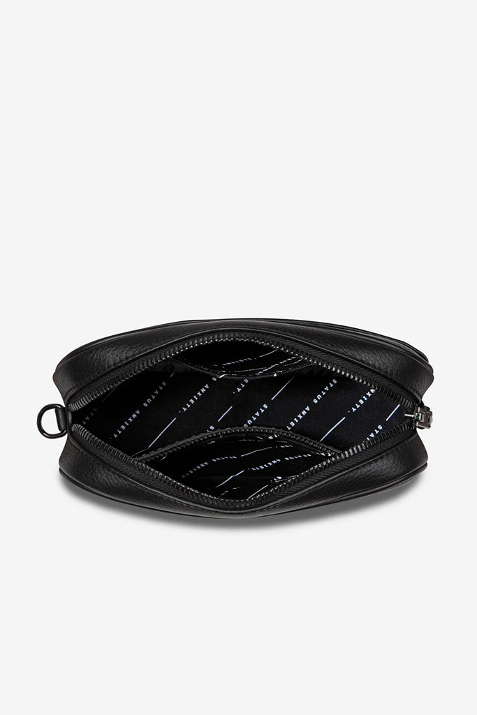 Status Anxiety Plunder With Webbed Strap Black