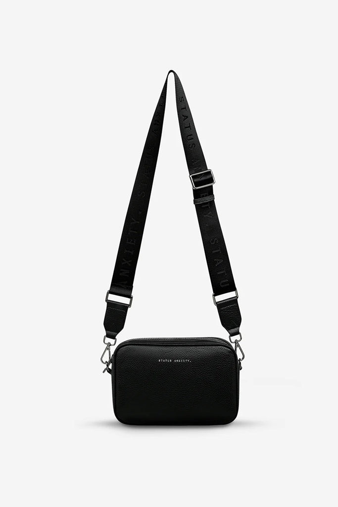 Status Anxiety Plunder With Webbed Strap Black