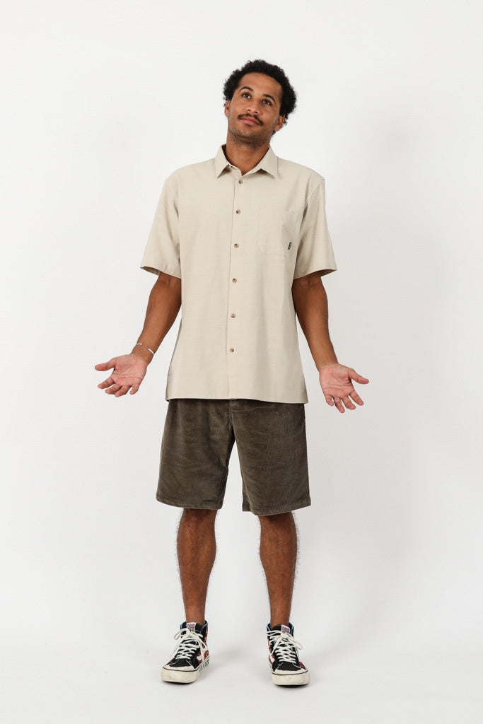 T&amp;C Shadow S/S Shirt Sand