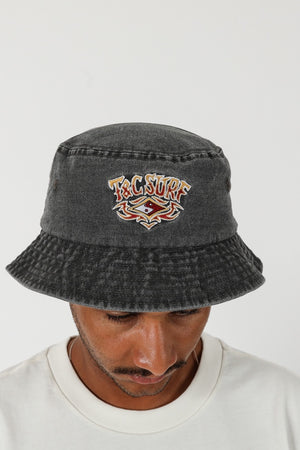 T&C Vault Bucket Hat Washed Black