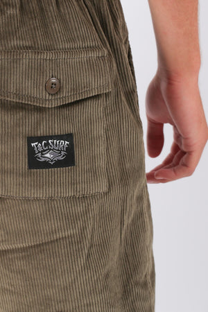 T&C Dawn Cord Short Olive