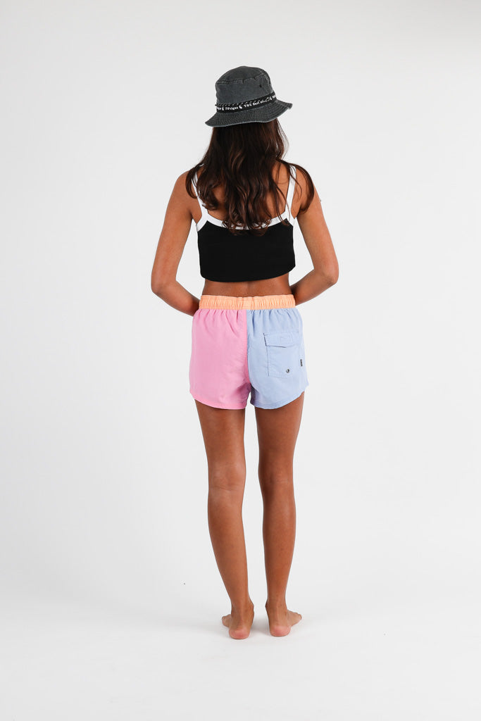 T&C Womens Hype Surf Shorts Sunset