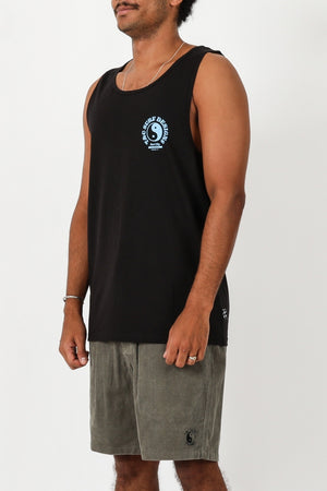 T&C Sunset Singlet Black