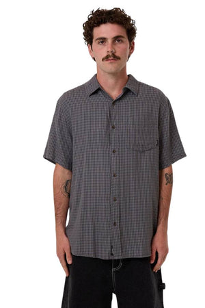 Thrills Ever Short Sleeve Shirt Folkstone Grey