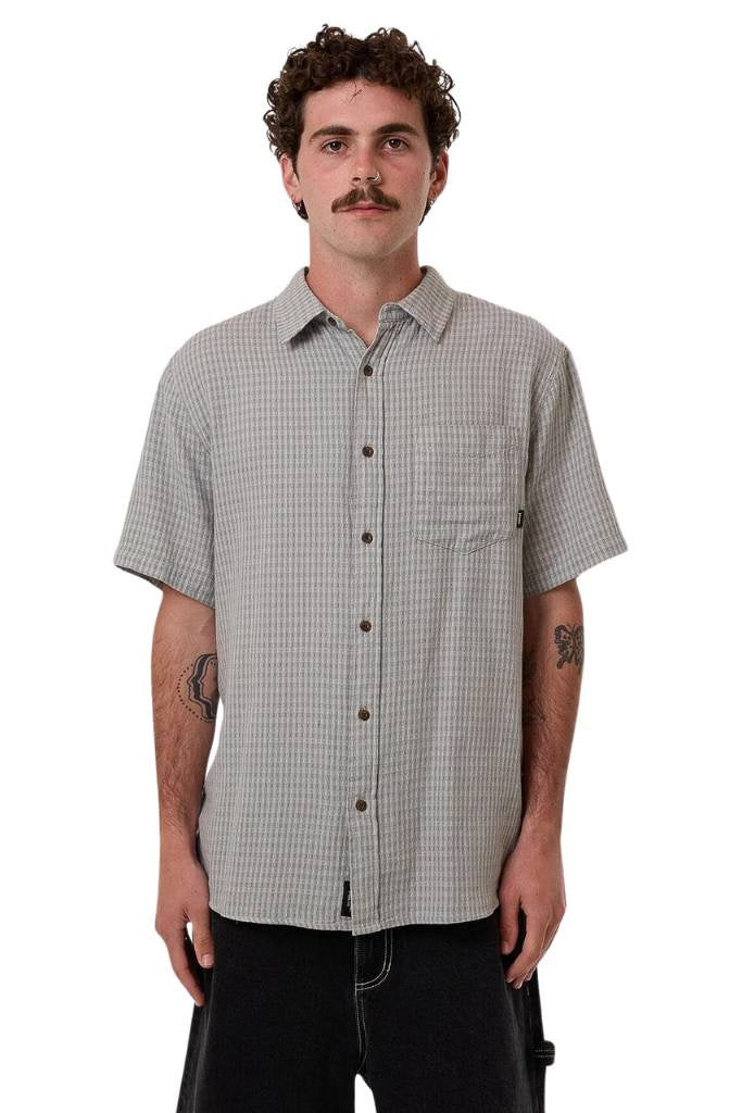 Thrills Ever Short Sleeve Shirt Stormy Sea