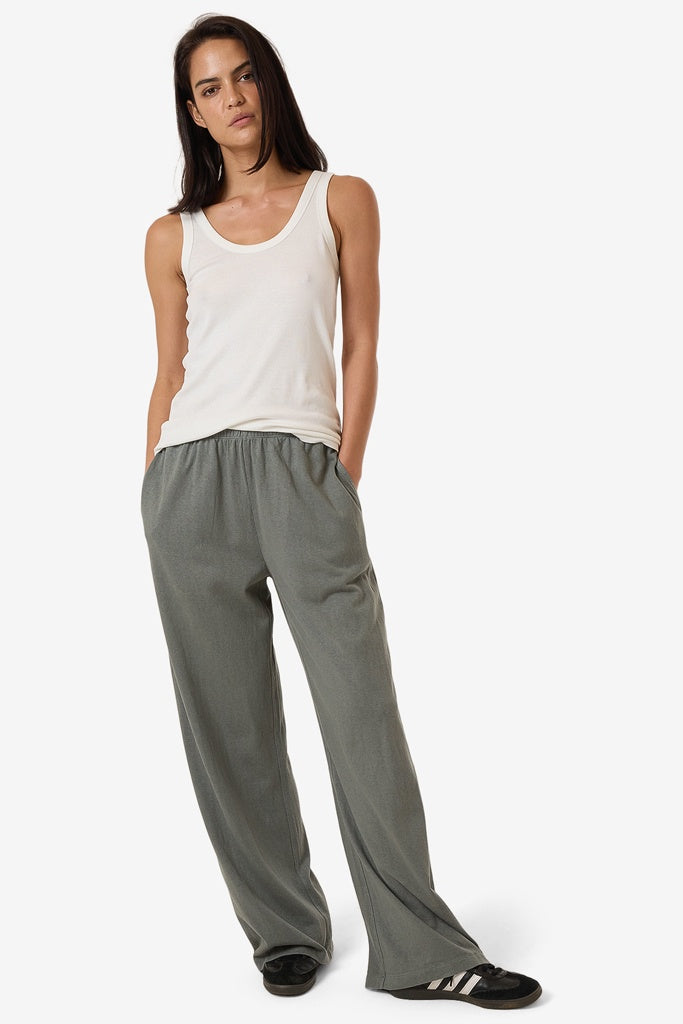 Thrills Hemp Relax Pant Green Smoke