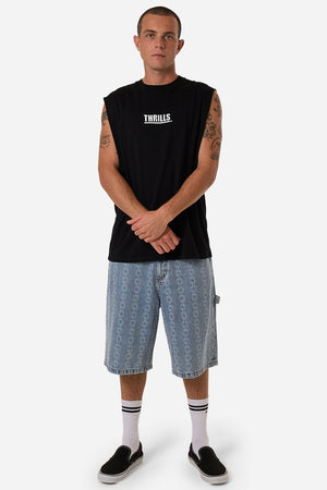 Thrills Logic Merch Fit Muscle Tee Black