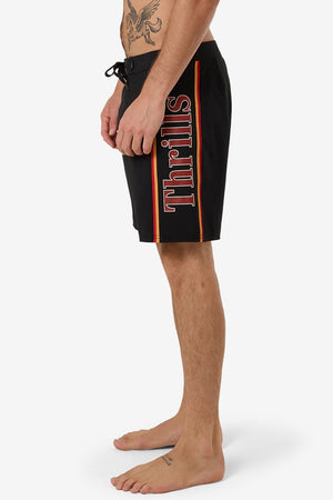 Thrills Never Stop Boardshort Black