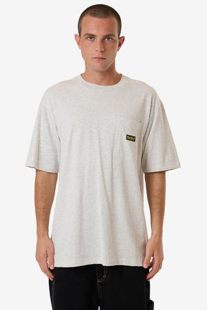 Thrills Thrills Union Oversize Fit Pocket Tee White Marle