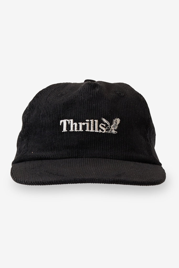 Thrills Thrills Workwear 5 Panel Cap Black