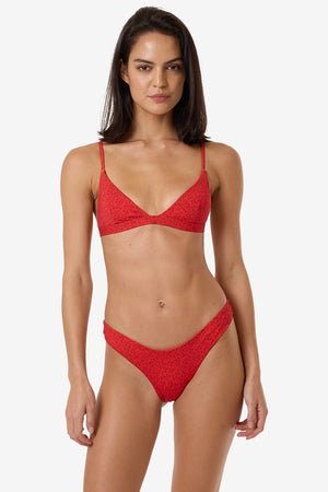 Thrills Zinnia Classic Bikini Bottom Flame Red