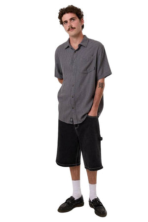 Thrills Ever Short Sleeve Shirt Folkstone Grey