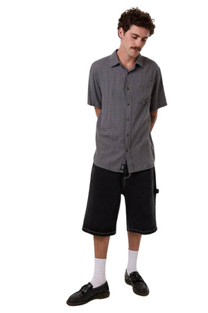 Thrills Ever Short Sleeve Shirt Folkstone Grey