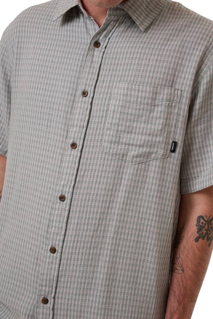 Thrills Ever Short Sleeve Shirt Stormy Sea