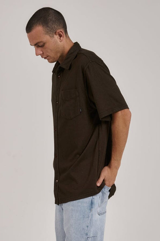 Thrills Hemp Thrills Oversized Short Sleeve Jersey Shirt Tarmac