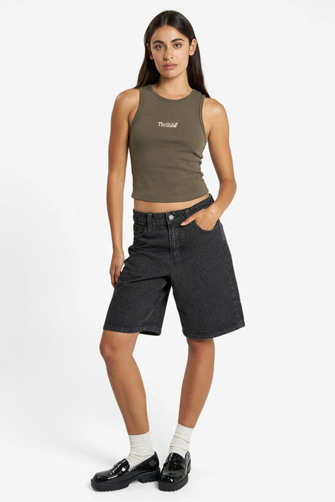 Thrills Thrills Workwear Curve Tank Tarmac Harry and Her