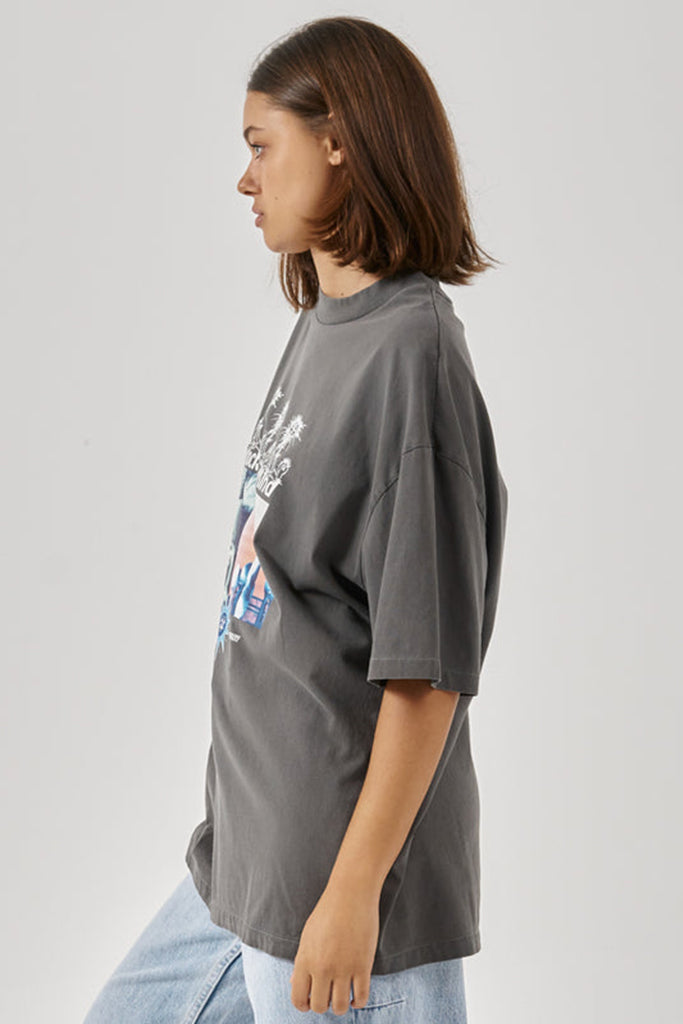 Thrills Unlock Your Mind Oversized Tee Merch Black