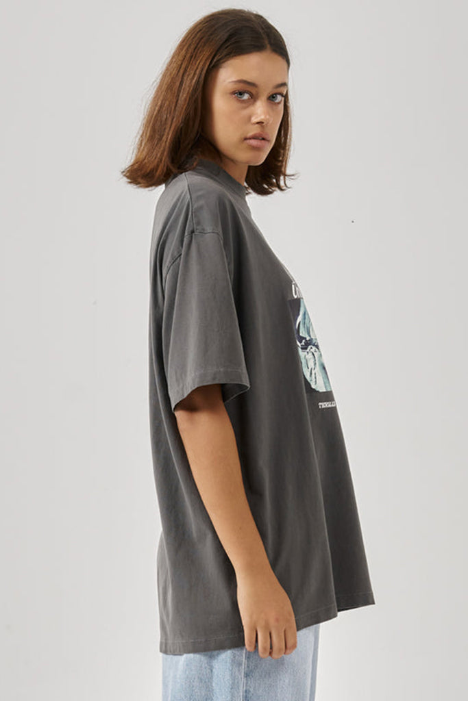 Thrills Unlock Your Mind Oversized Tee Merch Black