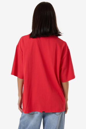 Thrills Arena Oversized Tee Flame Red