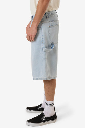 Thrills Big Slacker Denim Short Ether Blue