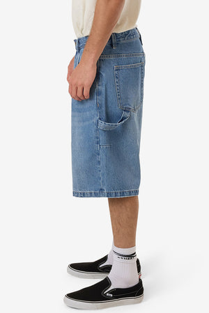 Thrills Big Slacker Denim Short Long Ago Blue