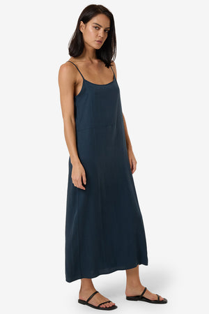 Thrills Breezy Slip Dress Dark Slate