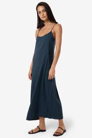 Thrills Breezy Slip Dress Dark Slate