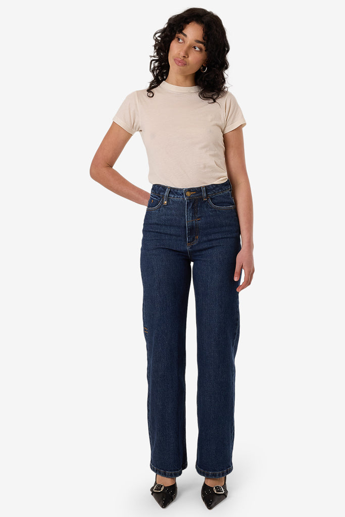 Thrills Cherry Stretch Jean Rinsed Ink