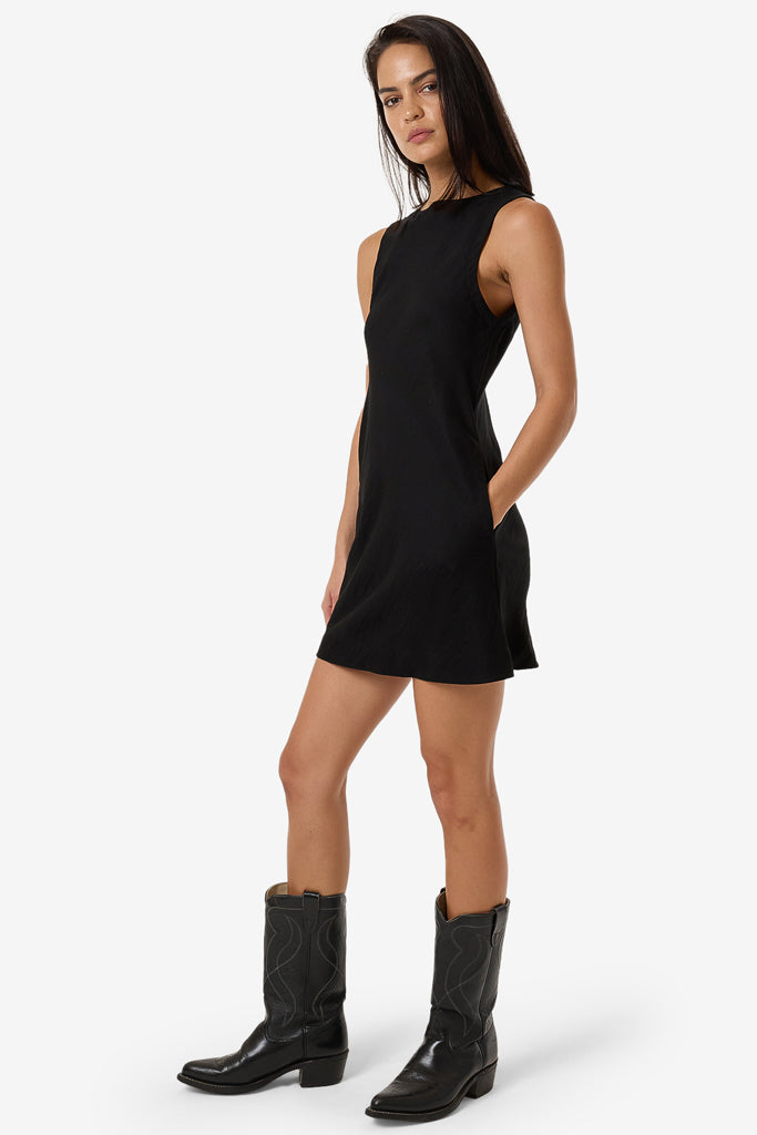 Thrills Ember Arianna Mini Dress Black