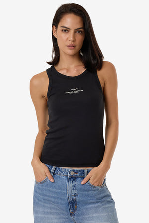 Thrills Emblem Of Strength Sloane Tank Washed Black