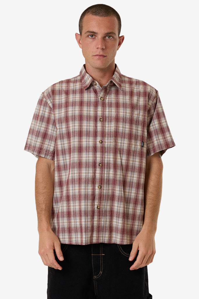 Thrills Good Turn Short Sleeve Shirt Bracken