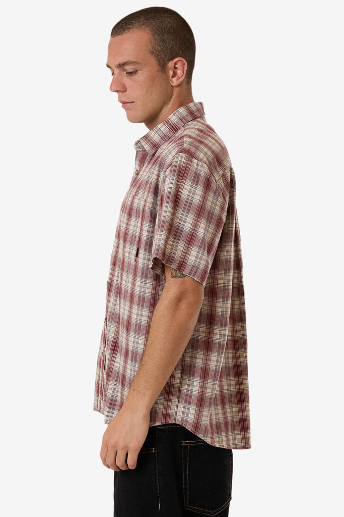 Thrills Good Turn Short Sleeve Shirt Bracken