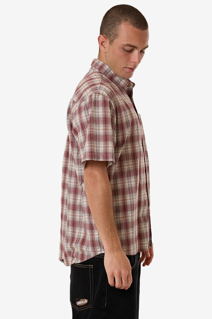 Thrills Good Turn Short Sleeve Shirt Bracken