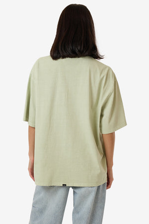 Thrills Line Up Oversized Tee Mist Green