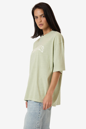 Thrills Line Up Oversized Tee Mist Green