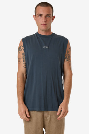 Thrills Minimal Thrills Merch Fit Muscle Tee Dark Slate