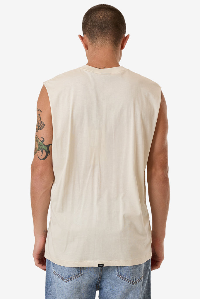 Thrills Minimal Thrills Merch Fit Muscle Tee Heritage White